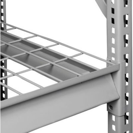 TENNSCO Tennsco Extra Shelf Level for Bulk Storage Rack - 48"W x 36"D - Wire Deck - Medium Gray BU-4836W-MGY